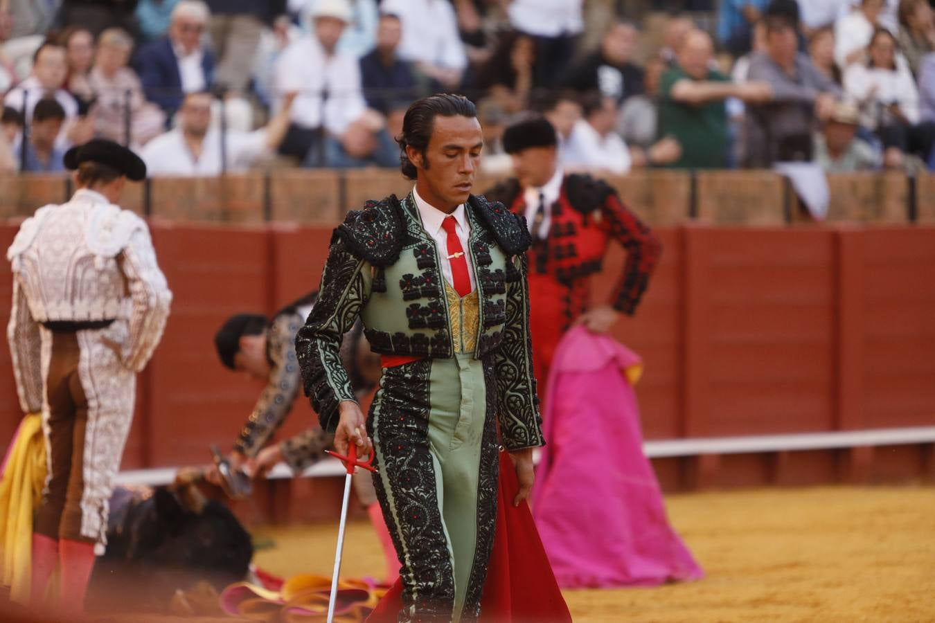 Ruiz Gijón, en la corrida del 7 de abril en la Maestranza de Sevilla