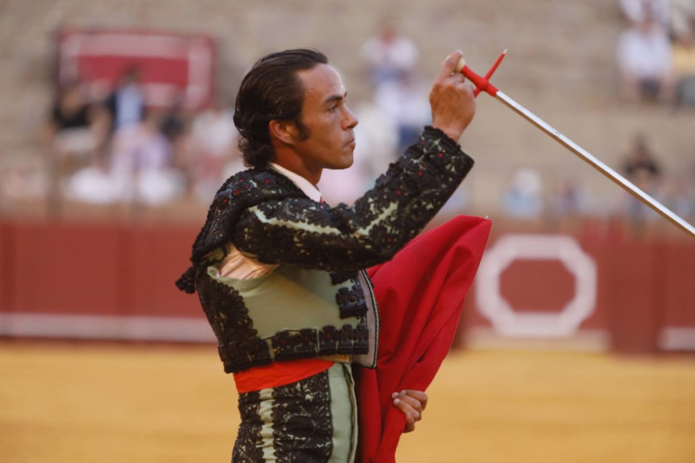 Ruiz Gijón, en la corrida del 7 de abril en la Maestranza de Sevilla