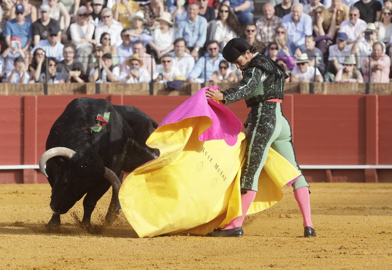 Ruiz Gijón, en la corrida del 7 de abril en la Maestranza de Sevilla