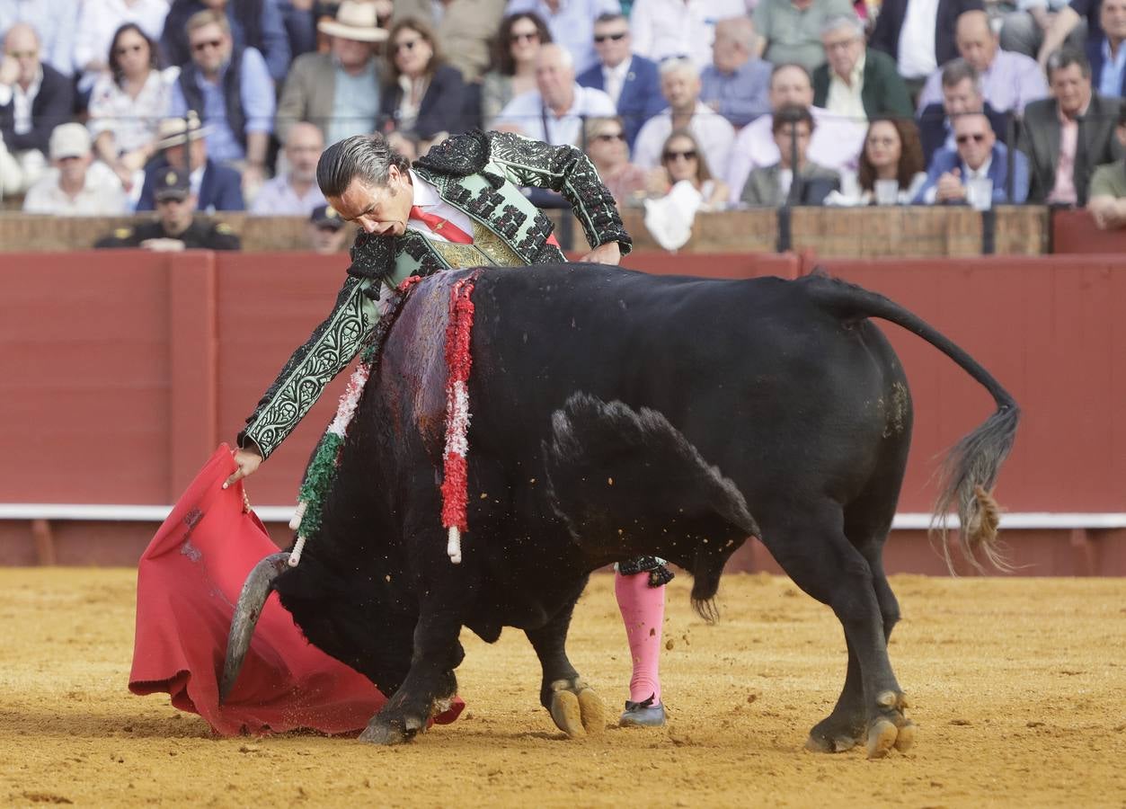 Ruiz Gijón, en la corrida del 7 de abril en la Maestranza de Sevilla