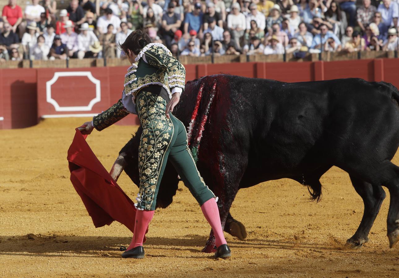Lama  de Góngora, en la corrida del 7 de abril en la Maestranza de Sevilla