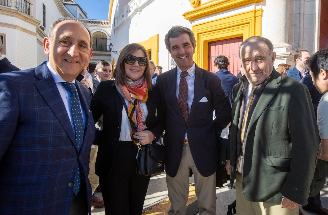 Juan Vera, María Eugenia Ordovás, Rafael Molina y Ricardo Gallardo