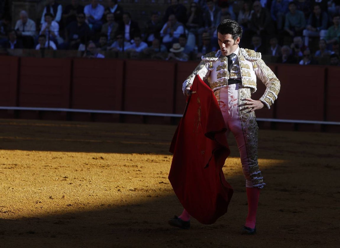 José Garrido le cortó una oreja a uno de sus toros de Santiago Domecq