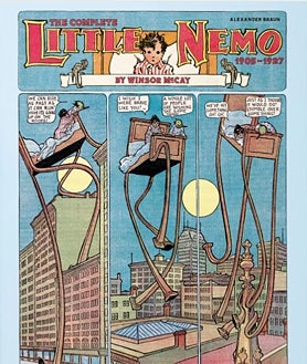 Imagen secundaria 2 - Detalles de algunos de los cómics: 'Pinturas de guerra', 'Los sueños del niñato' y 'Little Nemo'