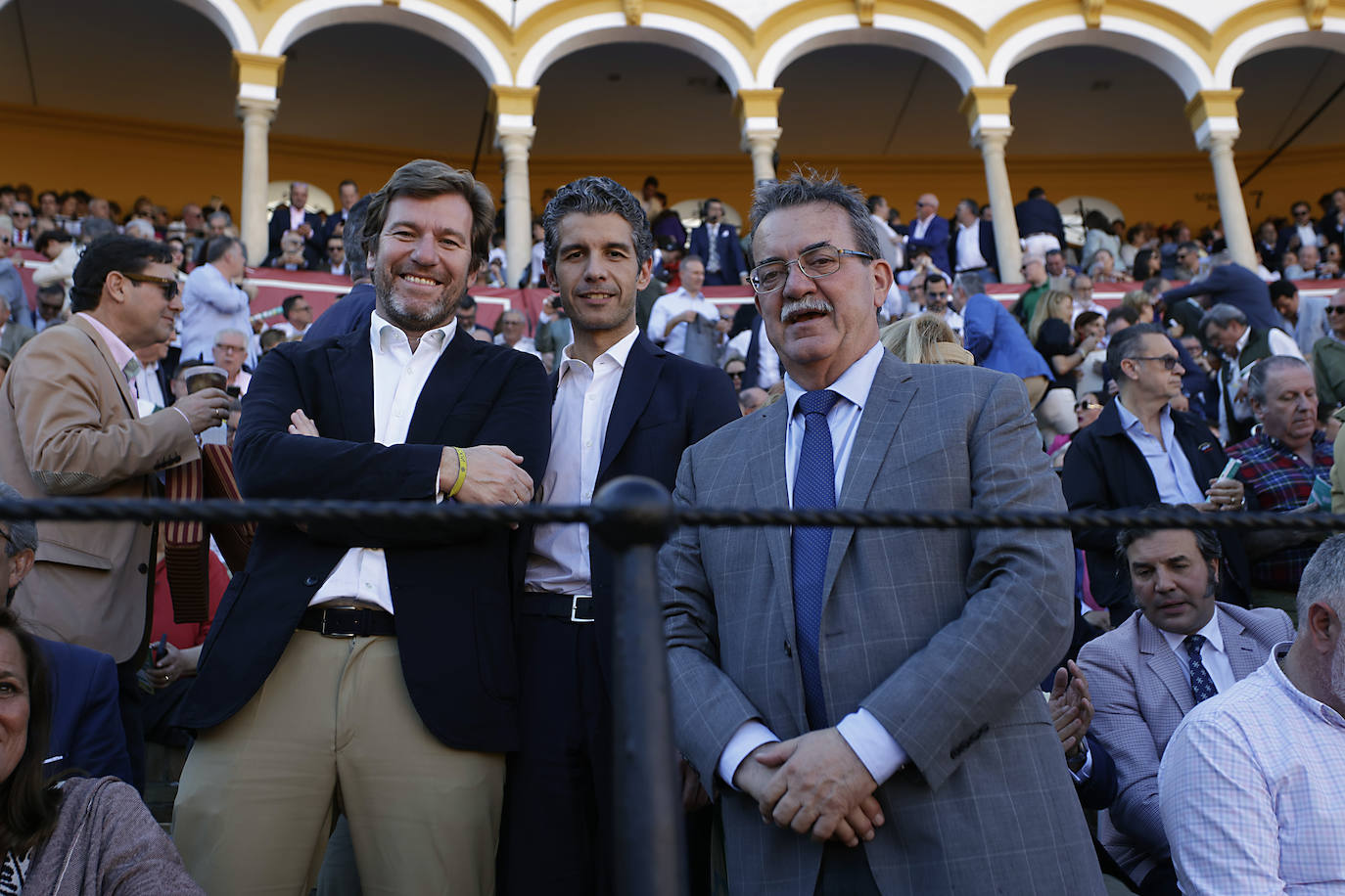 José Luis García, Manuel Escote y Manuel Molina