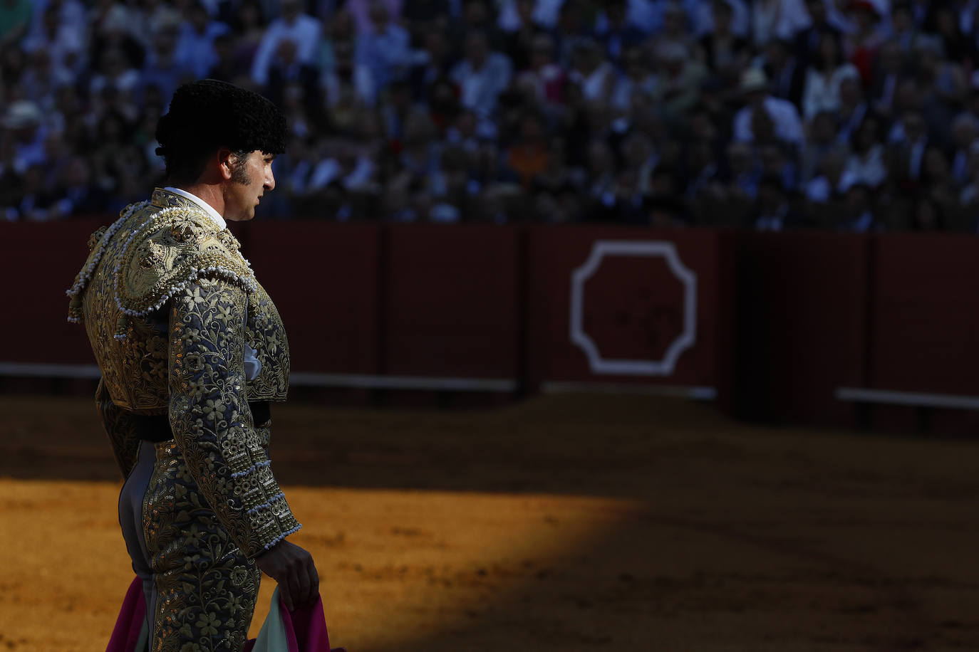 Morante de la Puebla, en la corrida del 15 de abril en la Maestranza de Sevilla