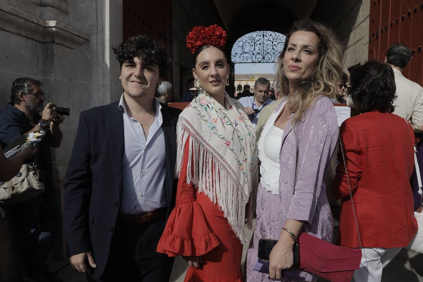 Álvaro Rodríguez, Ana Vargas y Nuria Vargas