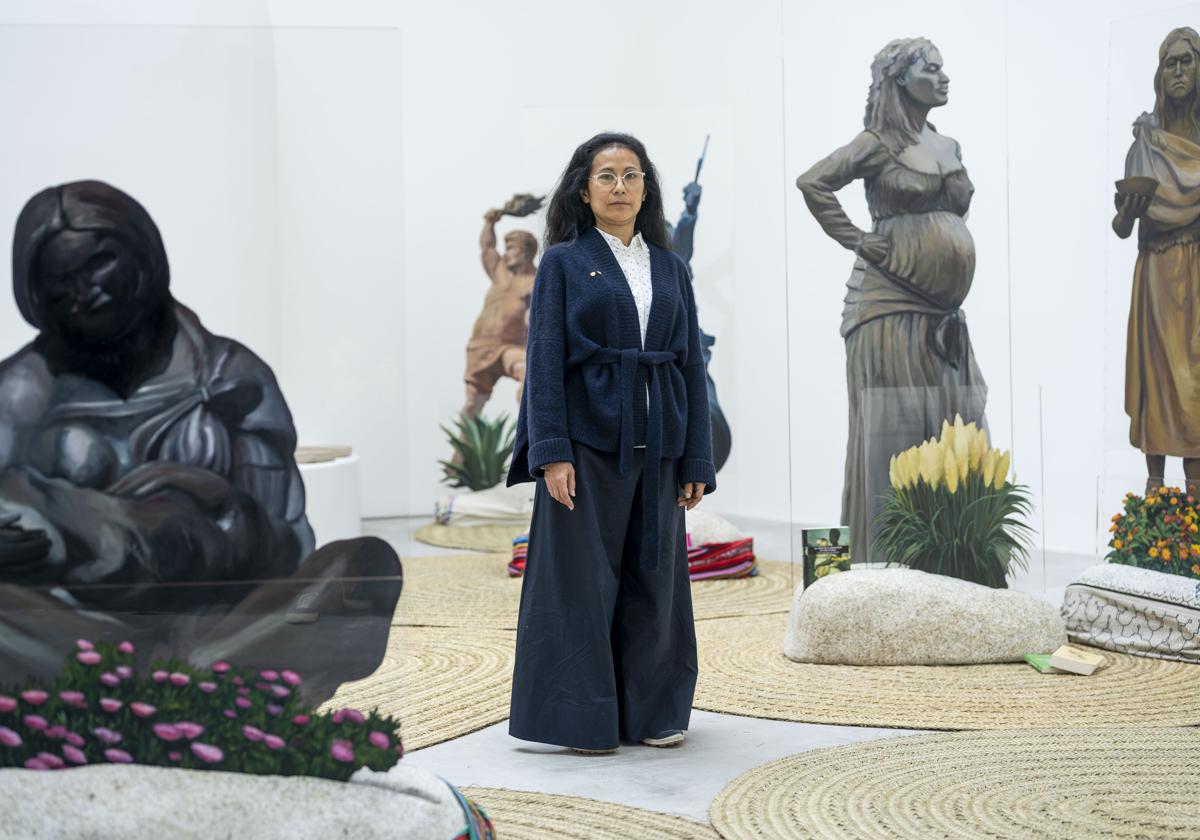 La artista peruana Sandra Gamarra, que representa a España en la 60 Bienal de Venecia