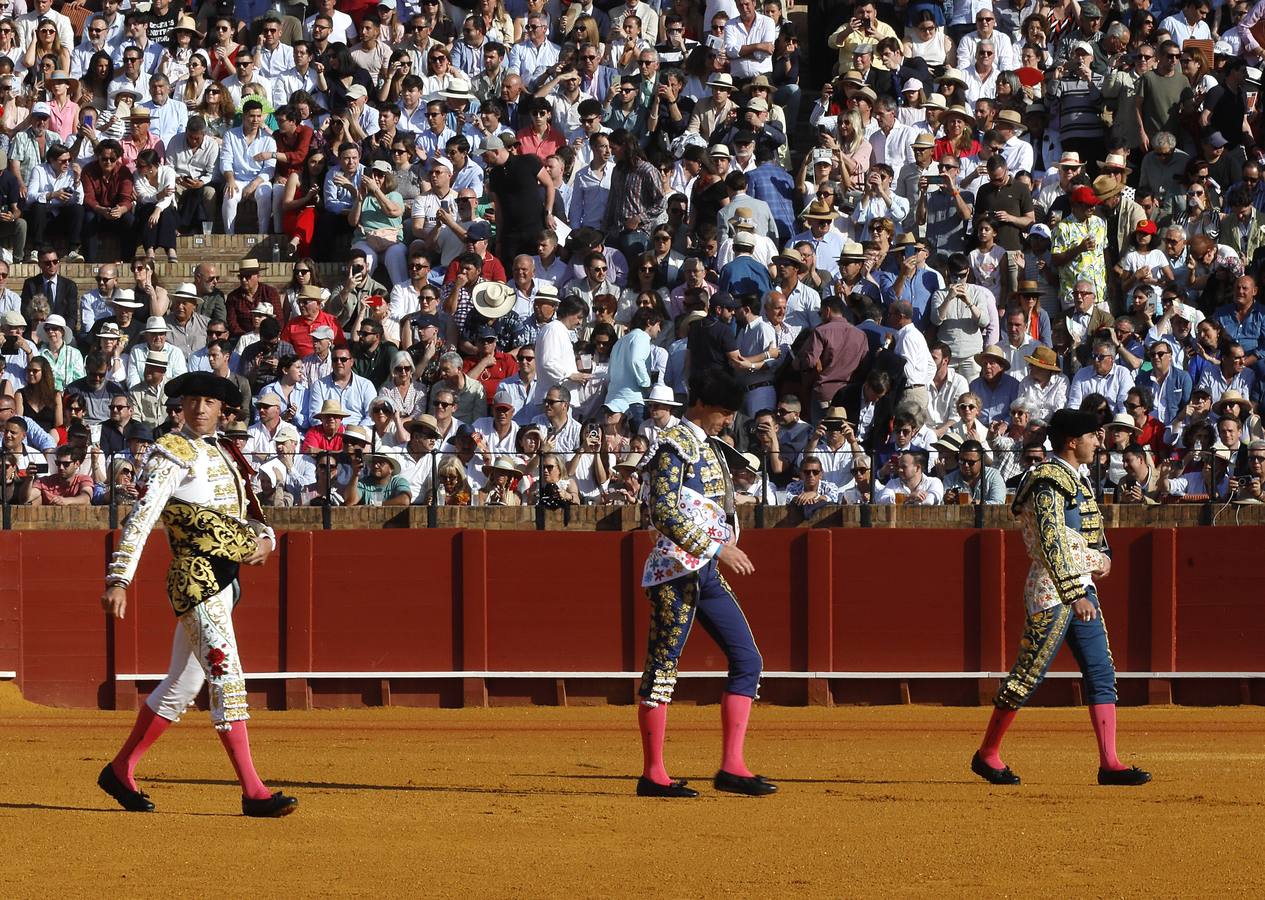 Detalles de la última corrida de toros de la Feria de Abril de Sevilla