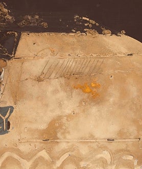 Imagen secundaria 2 - De arriba abajo, 'número 460-A', de Luis Feito; 'Canto rudo IV', de Tàpies; y 'Marrón ocre' de Tàpies