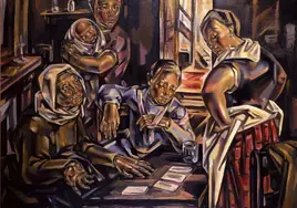 'La echadora de cartas', (1924-1925), de María Blanchard