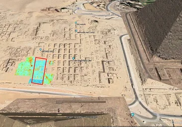 Detectan una anomalía junto a las pirámides de Giza: «Puede ser una gran estructura arqueológica subterránea»