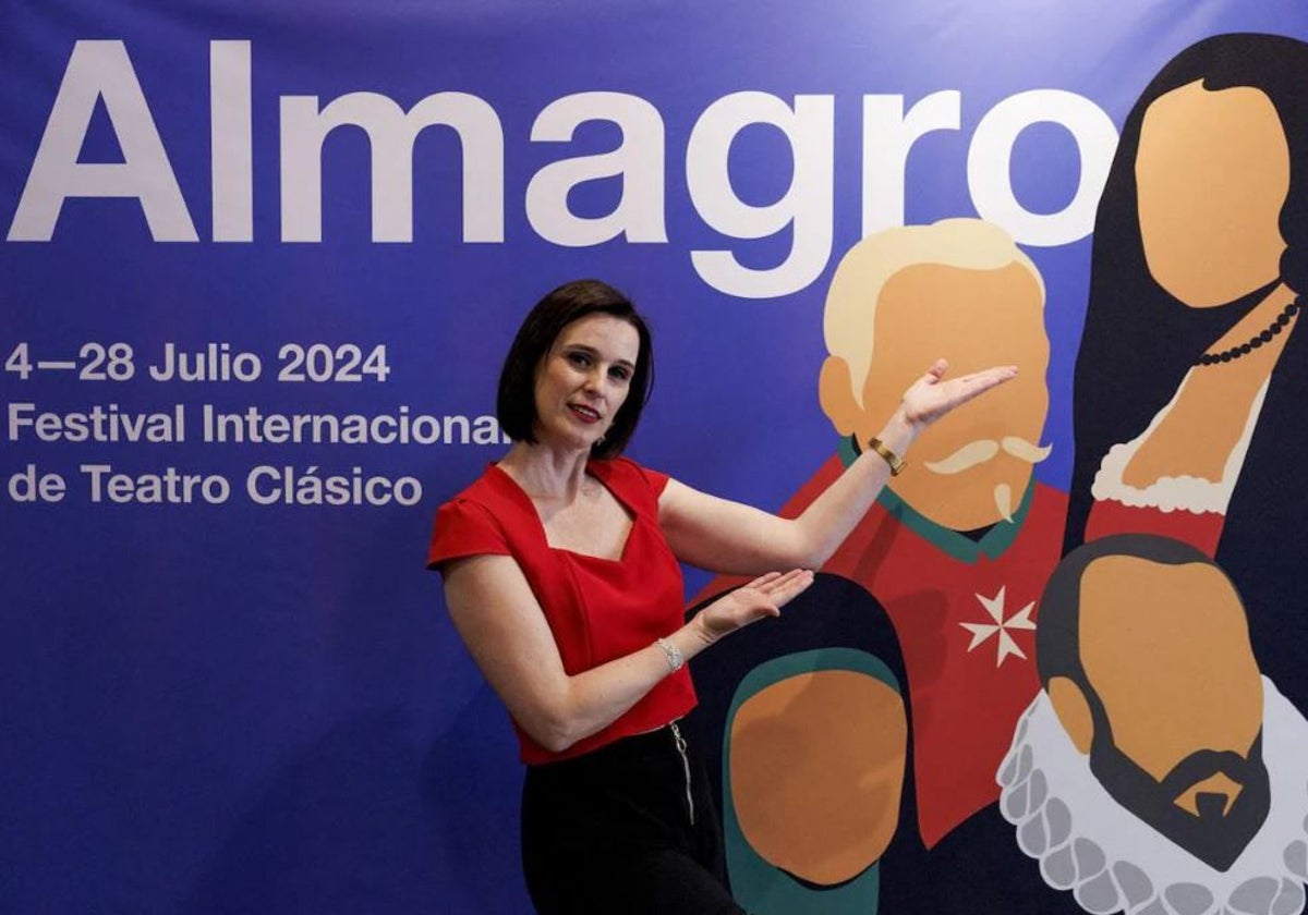 Irene Pardo, directora del Festival de Almagro, durante la presentación