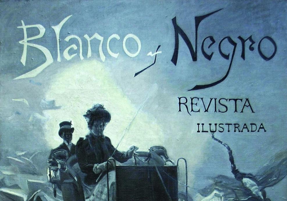 Portada de la primera portada de 'Blanco y Negro' de 1891, que ABC lanzará en NFT