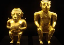 Piezas del legado funerario de los Quimbaya en el Museo de América