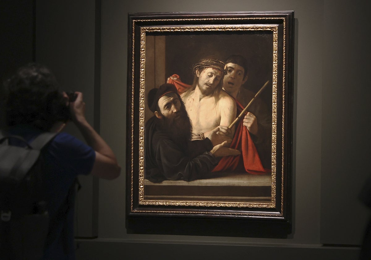 El 'Ecce Homo' de Caravaggio en la sala 8A del Prado