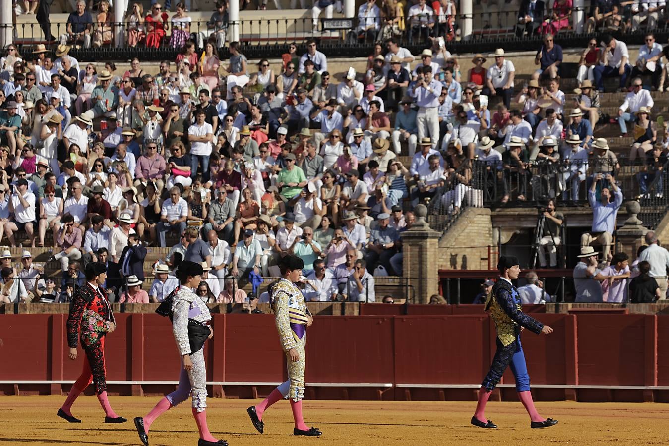 Novillada de abono en la Maestranza para Manuel Román, Javier Zulueta y Diego Bastos