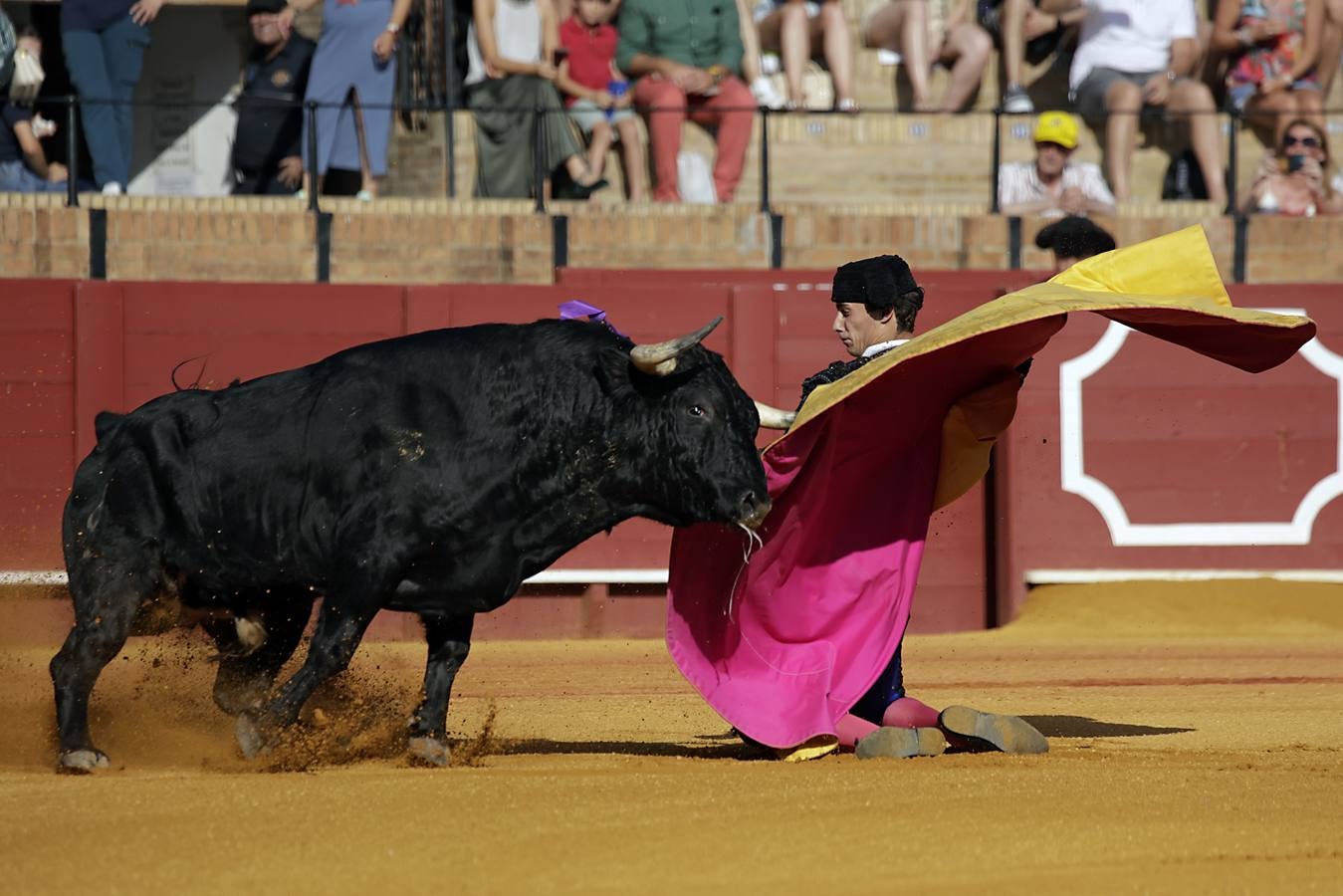 Novillada de abono en la Maestranza para Manuel Román, Javier Zulueta y Diego Bastos