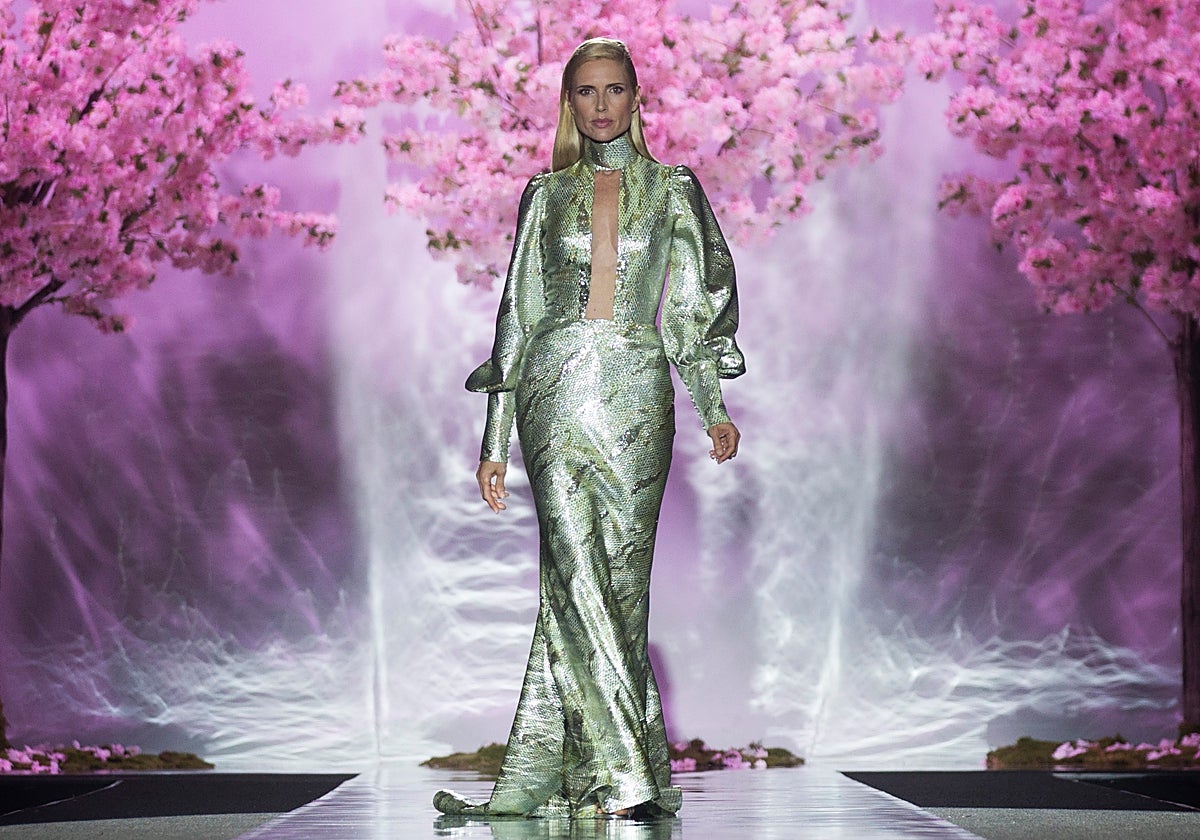 Mascó, en la pasarela Cibeles en 2018