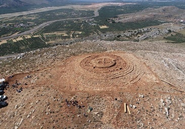 Hallan una extraña construcción laberíntica en Creta