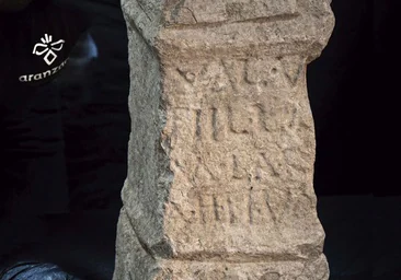 Hallan un altar romano dedicado a una divinidad vascona en un monasterio perdido de Navarra