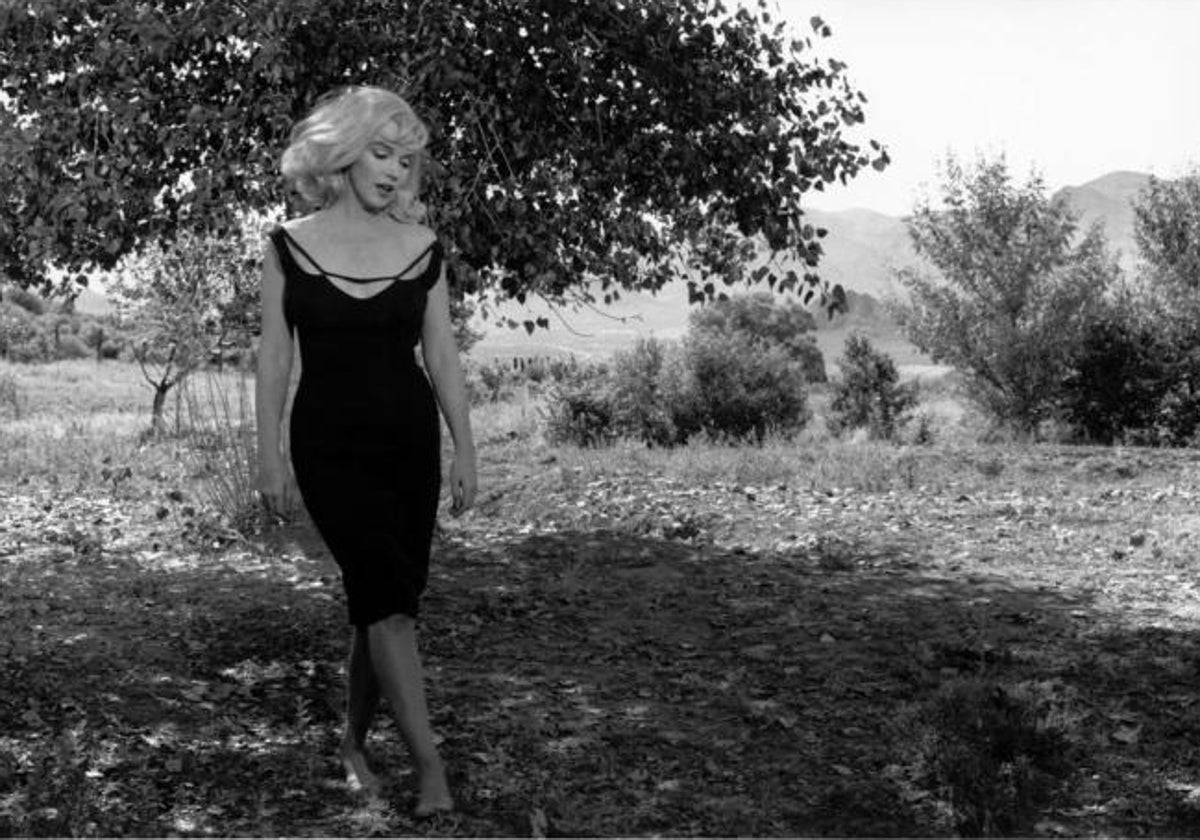 Angie Morath.  Reno, Nevada, USA, 1960. Marilyn Monroe, filming Rebel Lives