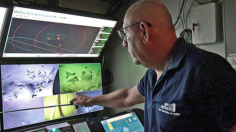 La sala de control del barco