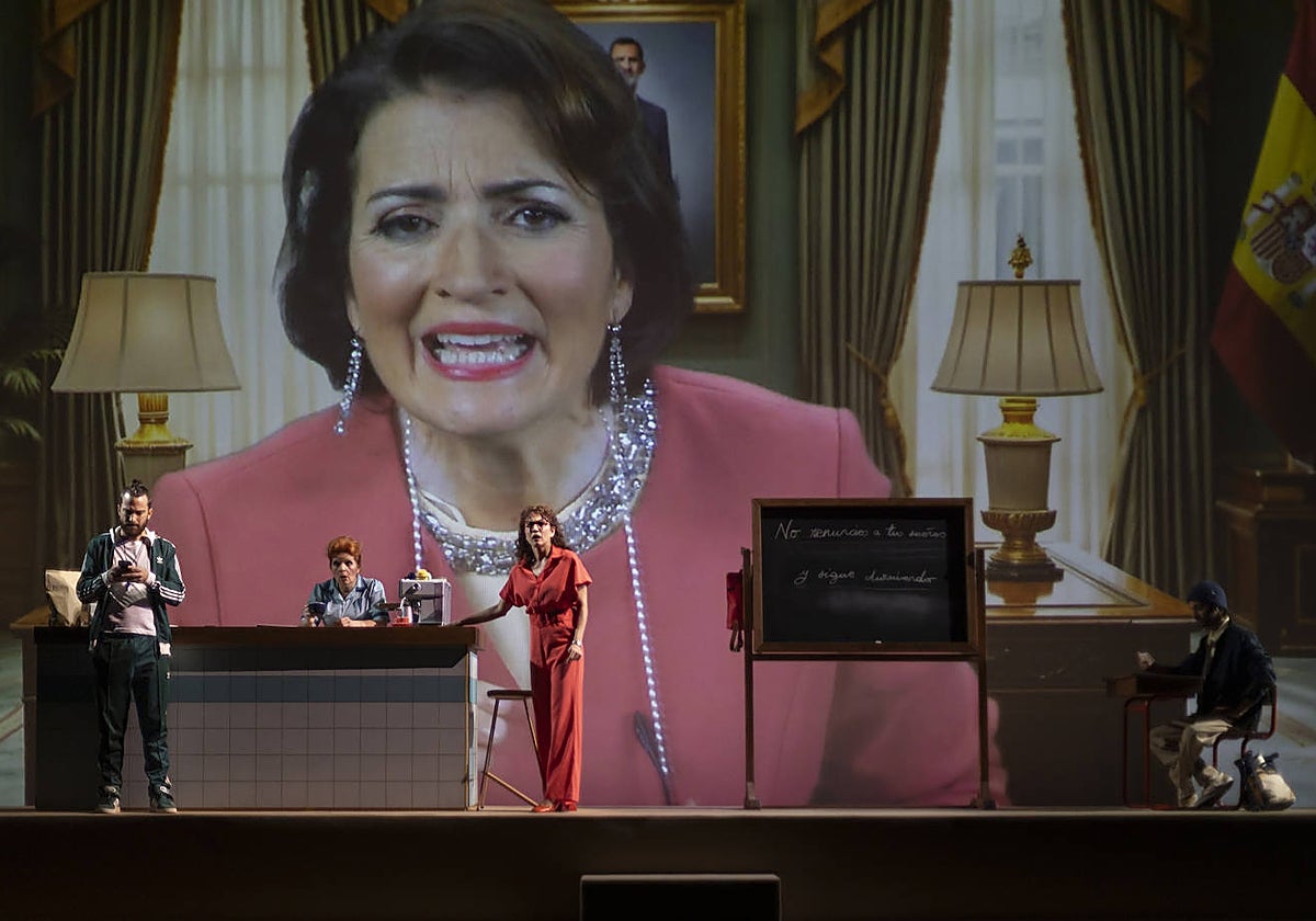 Una escena de 'El fin'