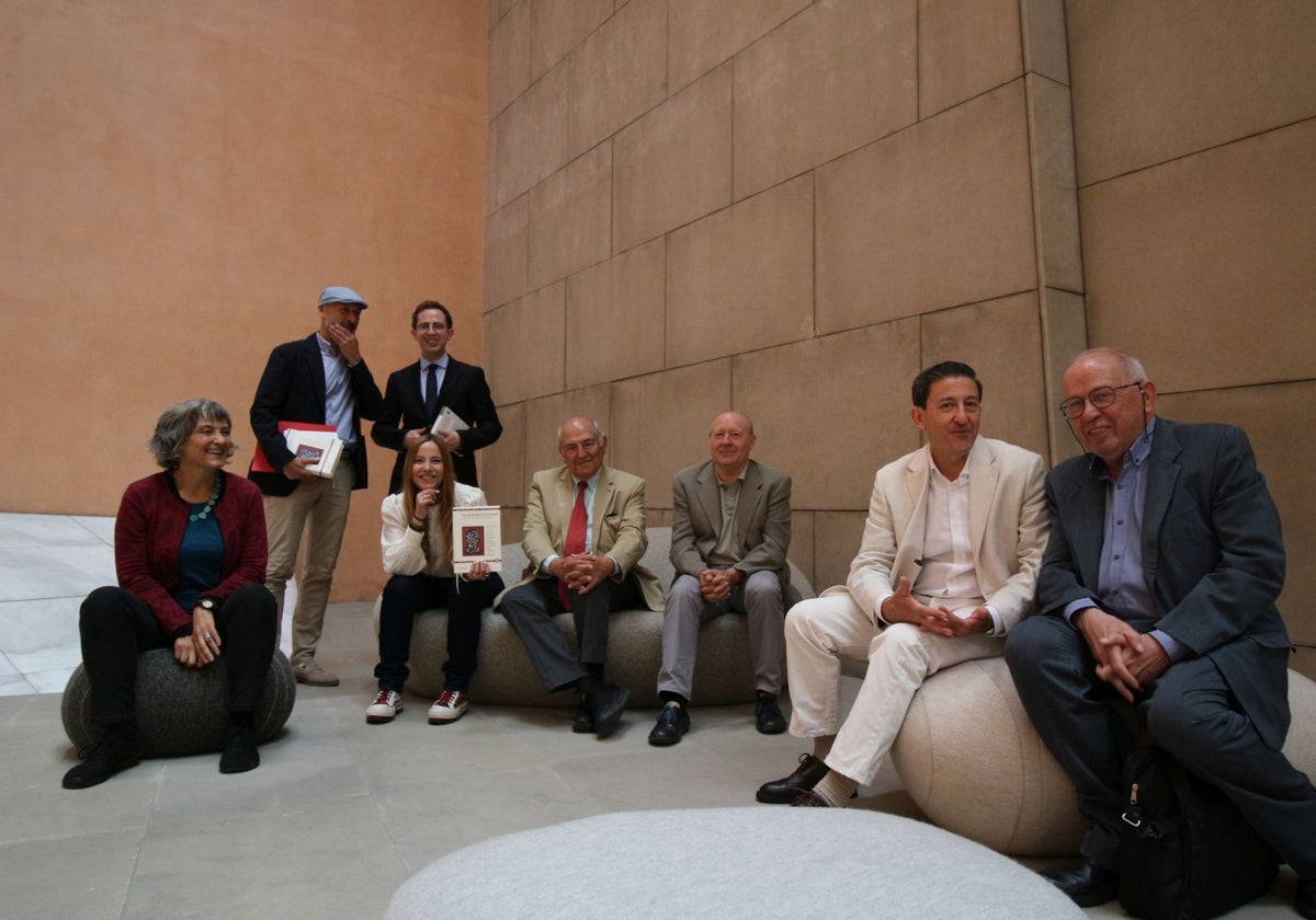 Heike Freire, Javier Expósito, Carlos Blanco, Josefa Ros, Juan Antonio Marina, José Luis Villacañas, Antonio Lastra y Javier Echevarría