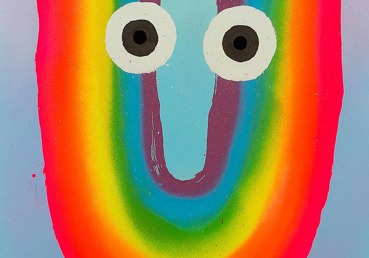 Detalle del arcoíris de Olga de Dios para la muestra 'Stigmata' (Swinton and Grant)