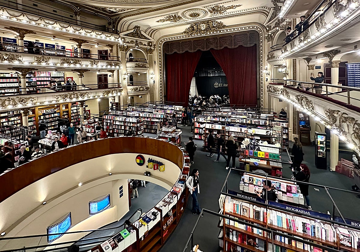 La espectacular y popular librería El Ateneo Grand Splendid