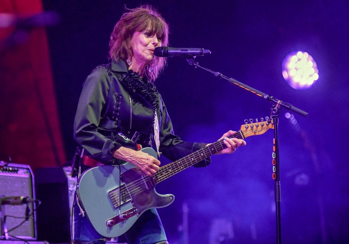 Chrissie Hynde, durante la actuación de Pretenders en Les Nits de Barcelona