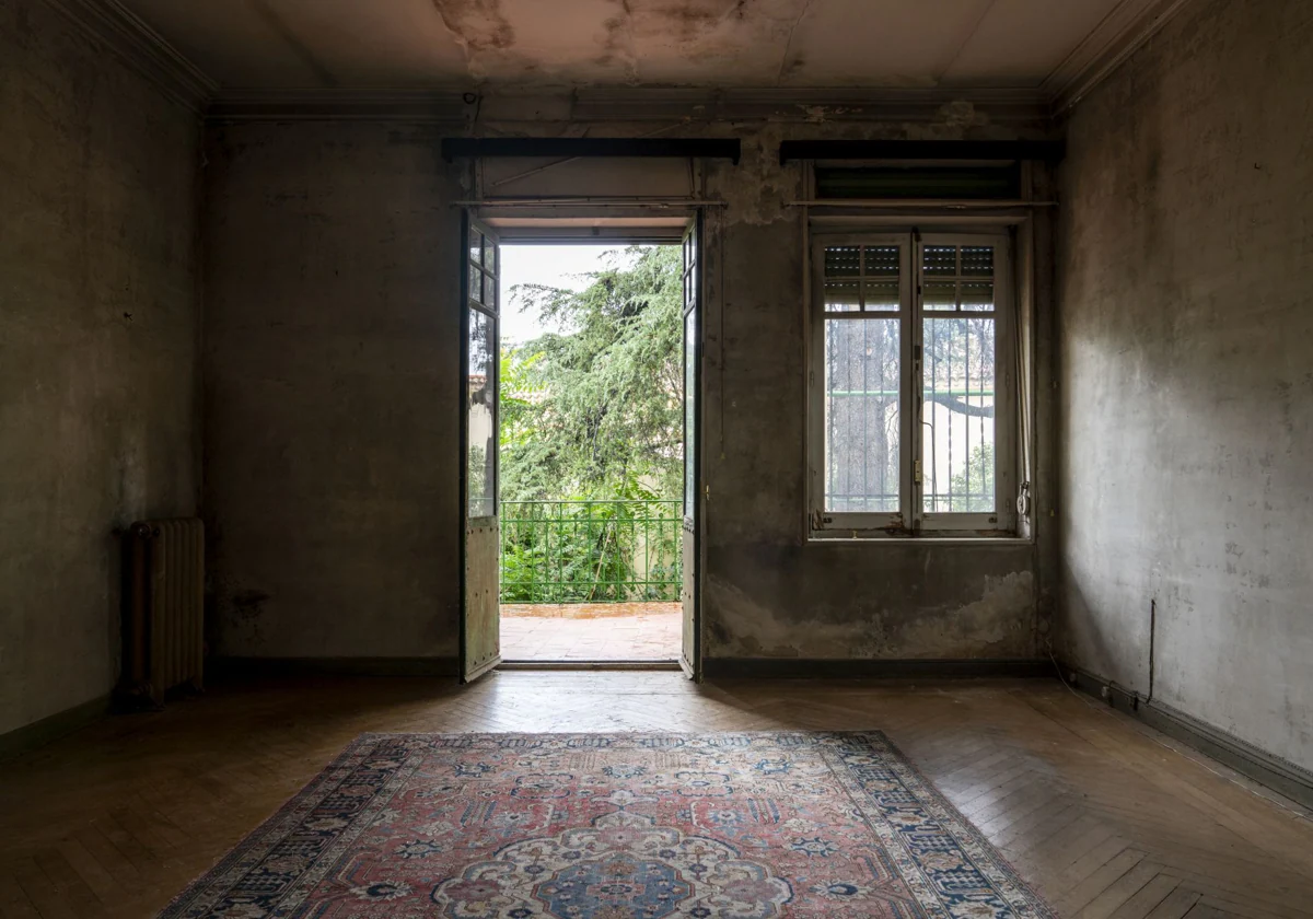 Vista del salón de la casa de Vicente Aleixandre