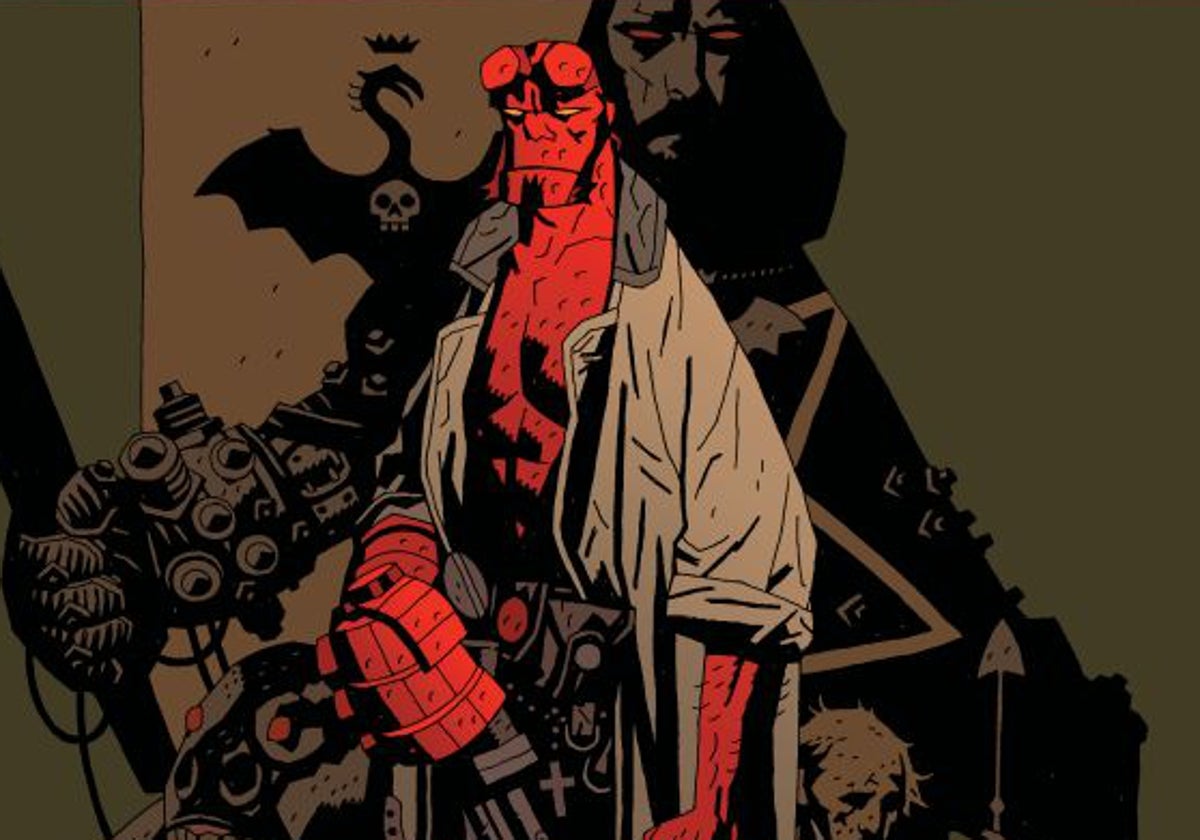 Portada de 'Hellboy: Semillas de destrucción' (1994), de Mike Mignola