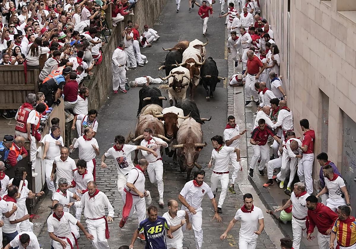 Los veloces y peligrosos Jandilla, este viernes en el sexto encierro de los Sanfermines