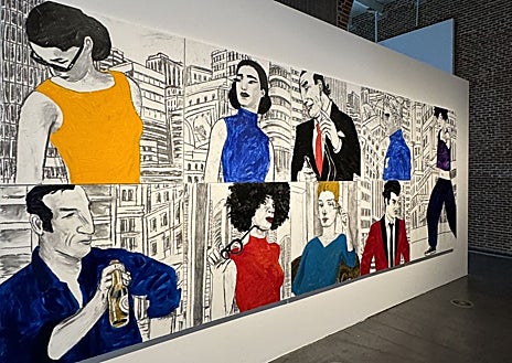 Imagen secundaria 1 - en las imágenes, distintas obras de la muestra de Javier de Juan en CondeDuque