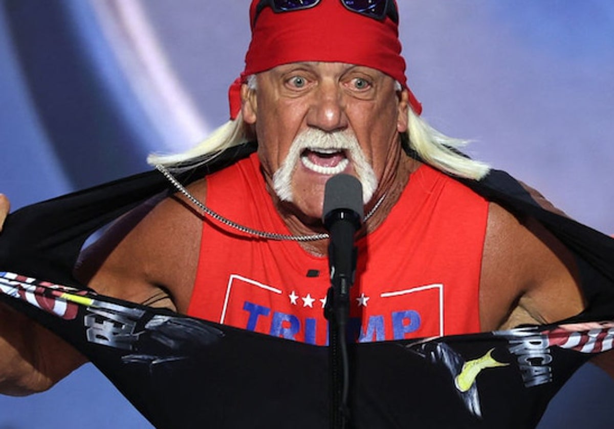 El luchador de 'pressing catch' Hulk Hogan el último apoyo de Trump