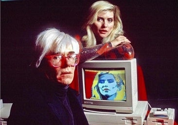 Reaparece un retrato digital perdido que hizo Warhol a la cantante de Blondie