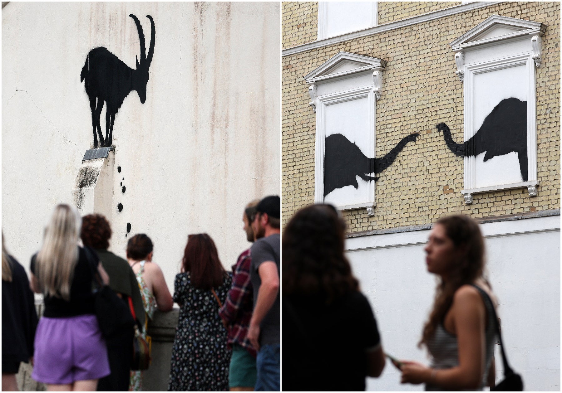 Nuevas pintadas de Banksy