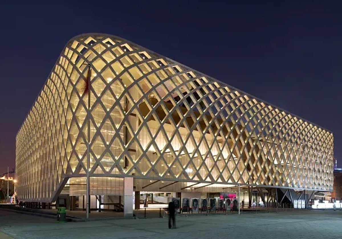 La sede del museo es el antiguo pabellón de la Expo Universal de 2010