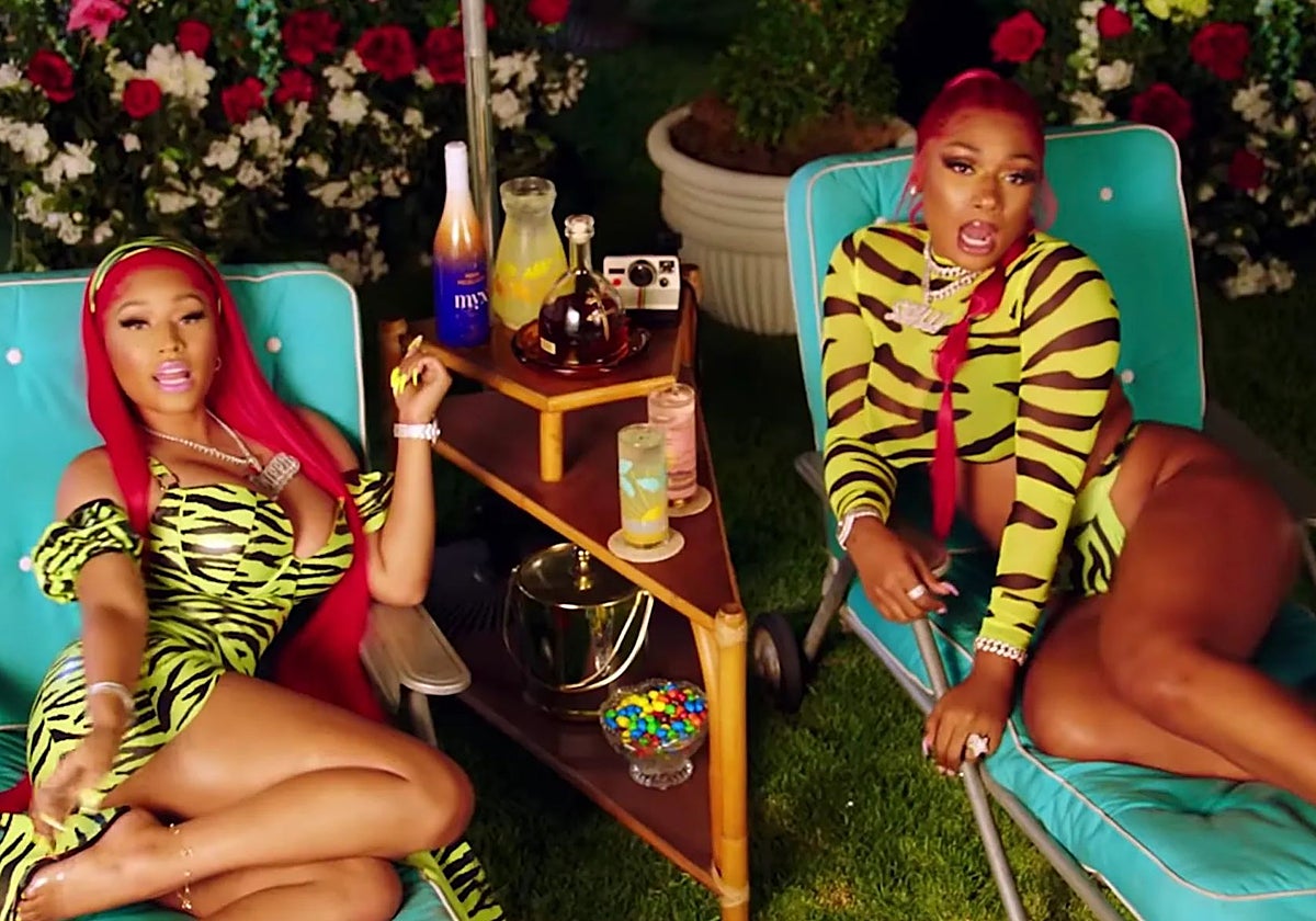 Nicki MInaj y Megan Thee Stallion en el videoclip de 'Hot Girl Summer'