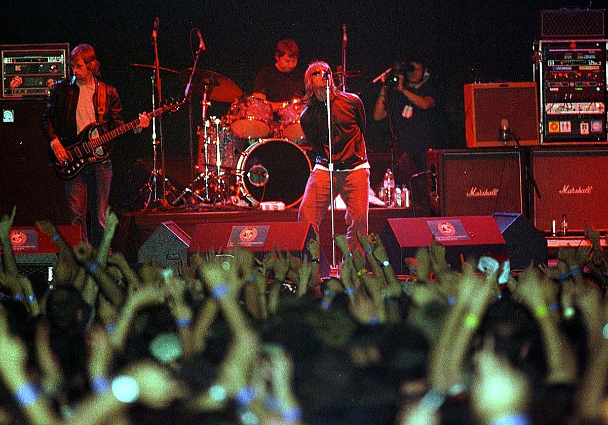 Oasis en Benicasim en el año 2000