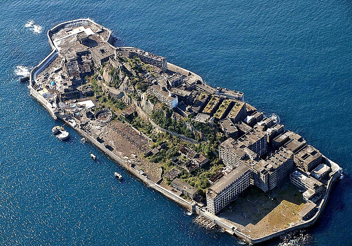 La isla Hashima, en la provincia de Nagasaki