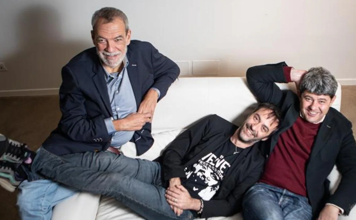 Jorge Díaz, Agustín Martínez y Antonio Mercero, los tres autores que firman como Carmen Mola