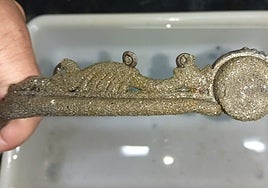 Hallan el chifle del contramaestre de una famosa fragata hundida en la Guerra de la Independencia en Galicia