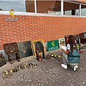 Detenido un vecino de Mérida por el robo con fuerza de obras de arte y antigüedades por valor de 30.000 euros