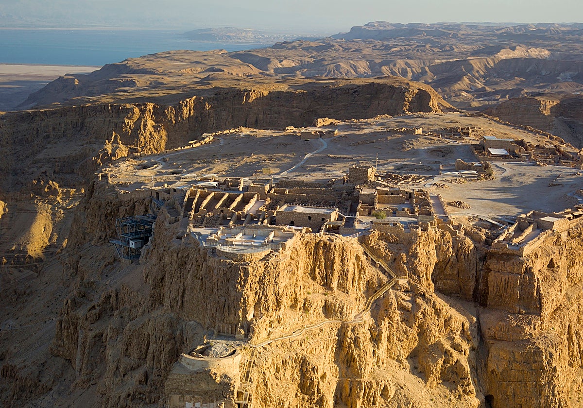 Fortaleza de Masada, en la actualidad