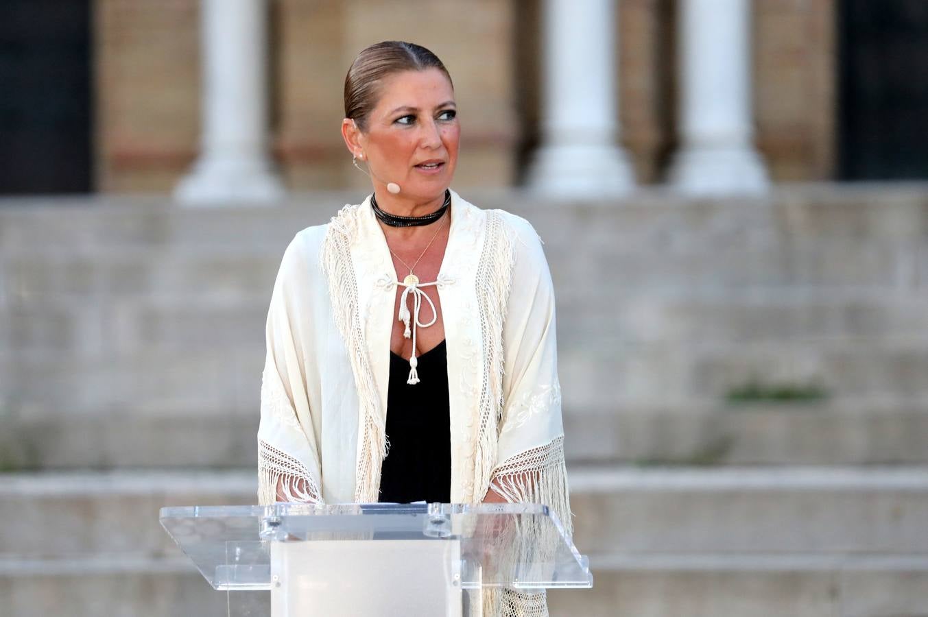 La bailaora Sara Baras fuela encargada de dar el pregón de esta edición de la Bienal de Flamenco de Sevilla