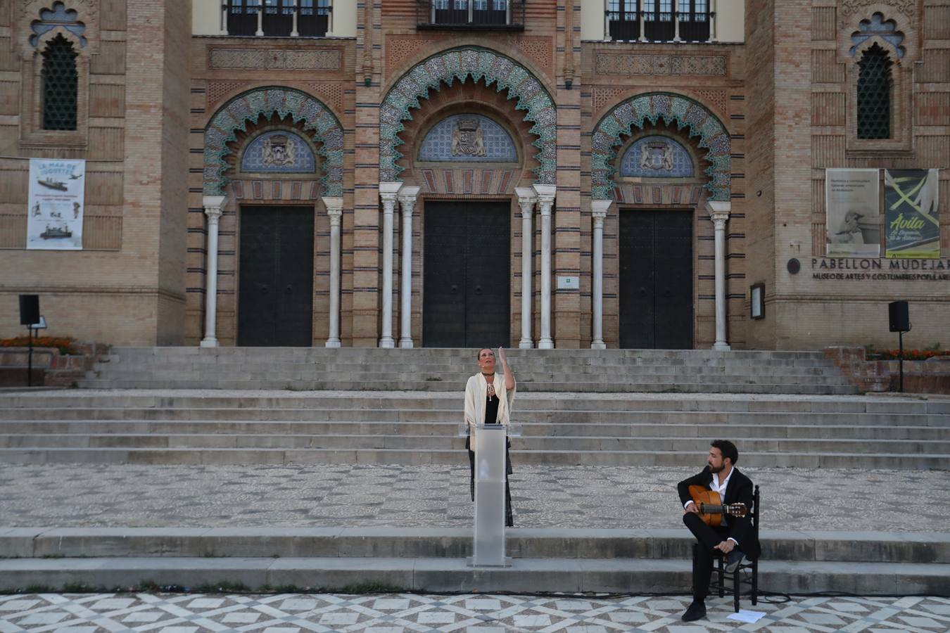 La bailaora Sara Baras fuela encargada de dar el pregón de esta edición de la Bienal de Flamenco de Sevilla