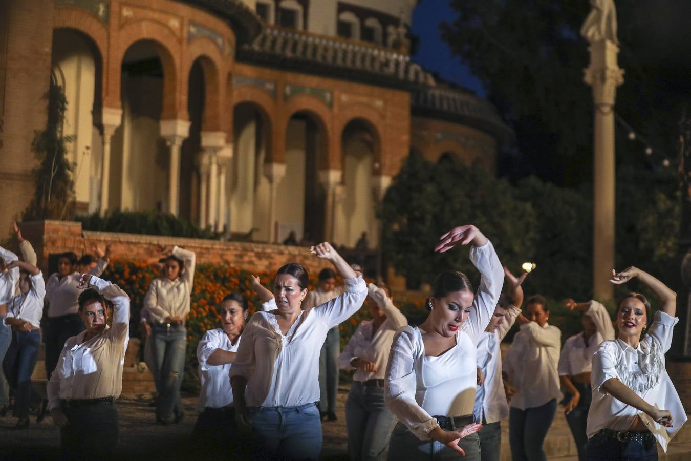 La bailaora Sara Baras fuela encargada de dar el pregón de esta edición de la Bienal de Flamenco de Sevilla